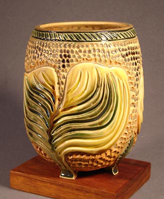 Amy Morgan Leaf Pot 1