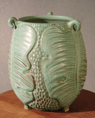Amy Morgan Leaf Pot 1