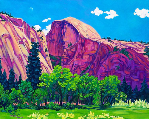 Half Dome from Ahwahnee Meadow by Susan Bolen