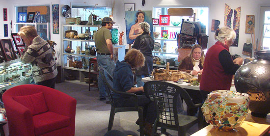 February 2009 Art Hop at Williams Gallery West.