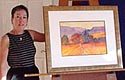 Watercolor artist Ginny Burdick